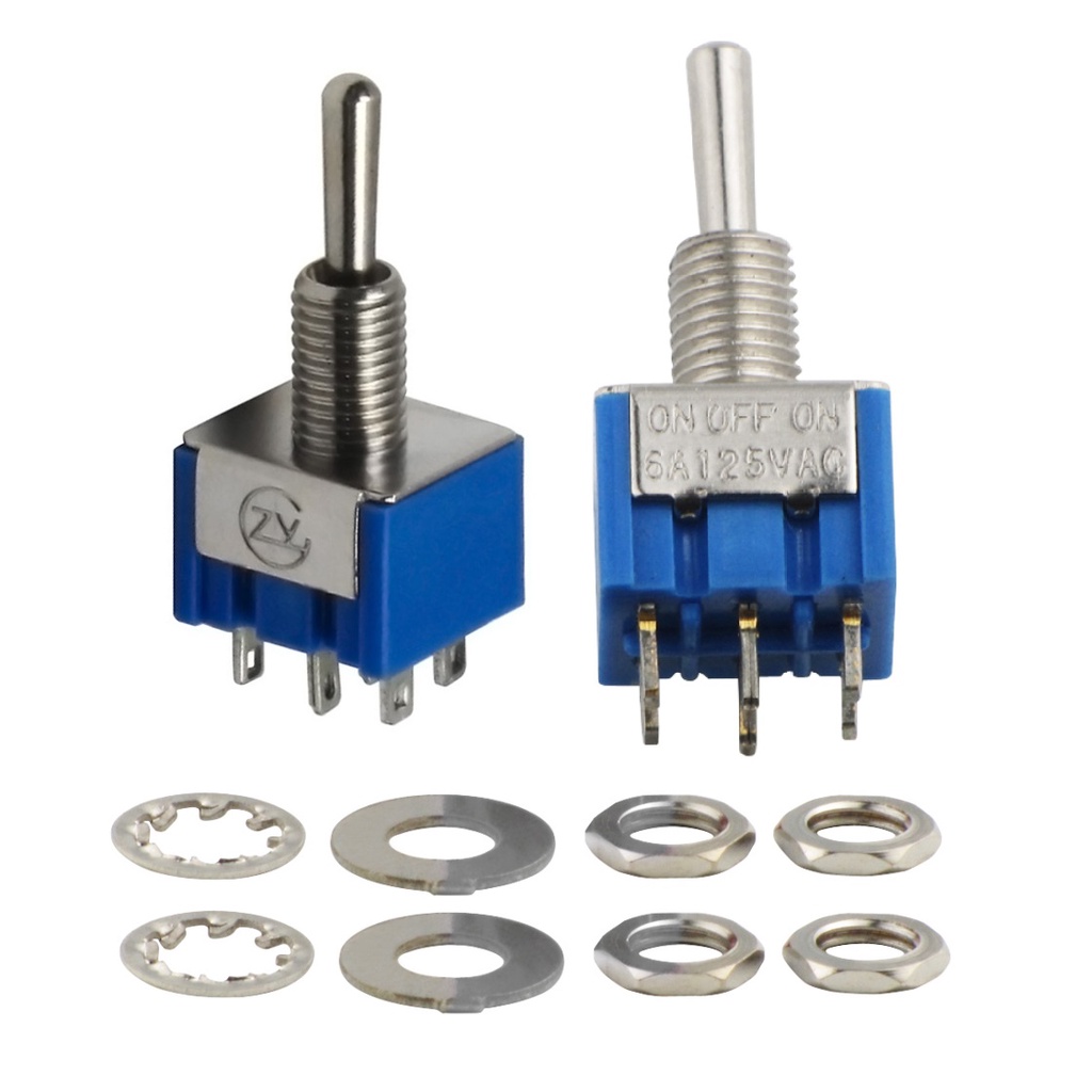 Chave Comutadora Mini Chave Hh On/off/on 6 Terminais 250v 6a [ Código 579 ]