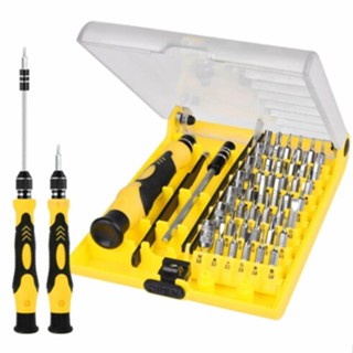 Kit de Chaves com 45 peças para Manutenção TE-6089 com Ímã, Pinça e Chave Especial para Iphone
