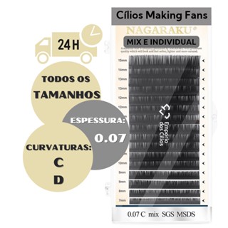 Cílios Nagaraku Making Fácil Montar Fan Volume Russo Mix