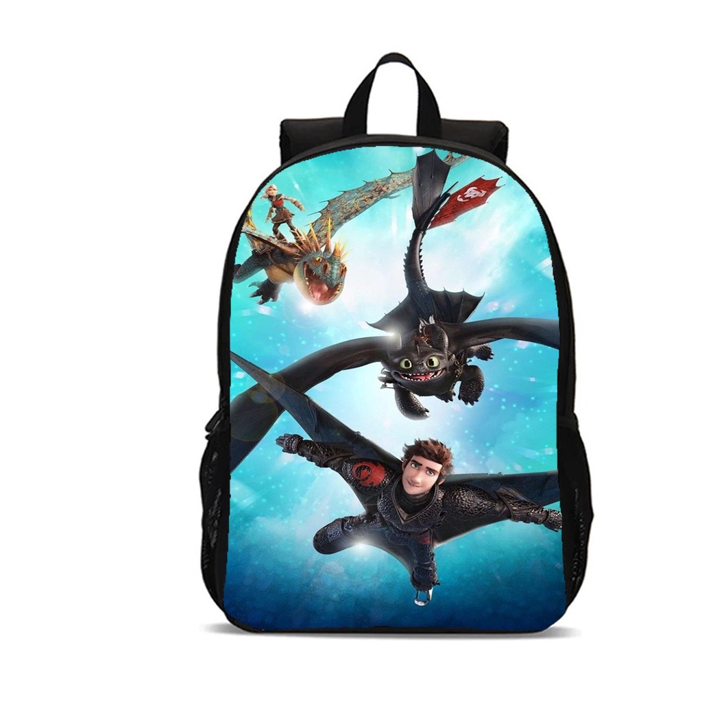 Mochila Escolar Como Treinar o Seu Dragão Soluço Astrid