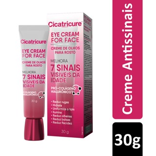 Creme Para Olhos E Rosto Cicatricure Eye Cream For Face Lançamento 2023 30g