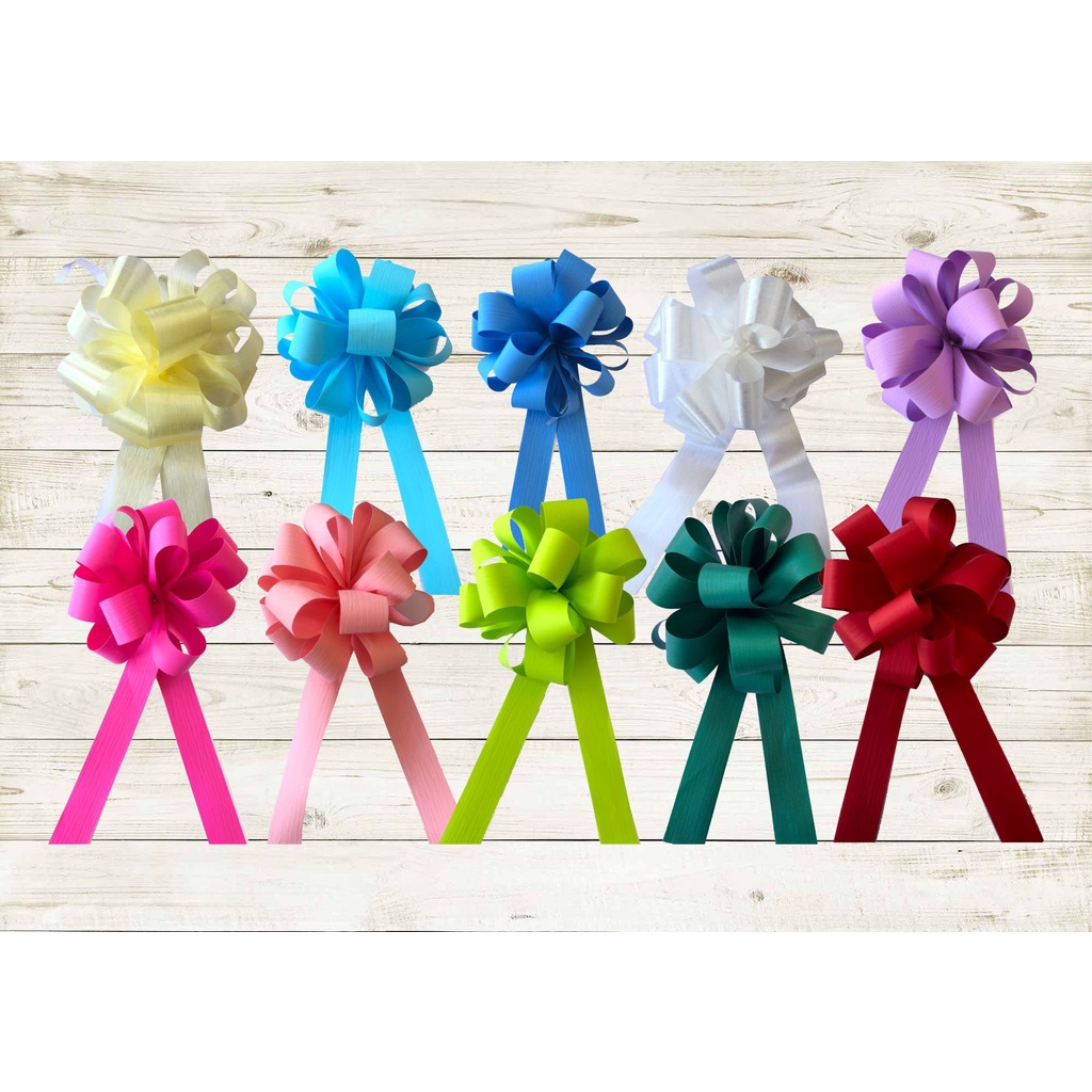 Laço bola para Cestas, Kits e Presentes, Diversas Cores/Sortidas kit com 10 laços