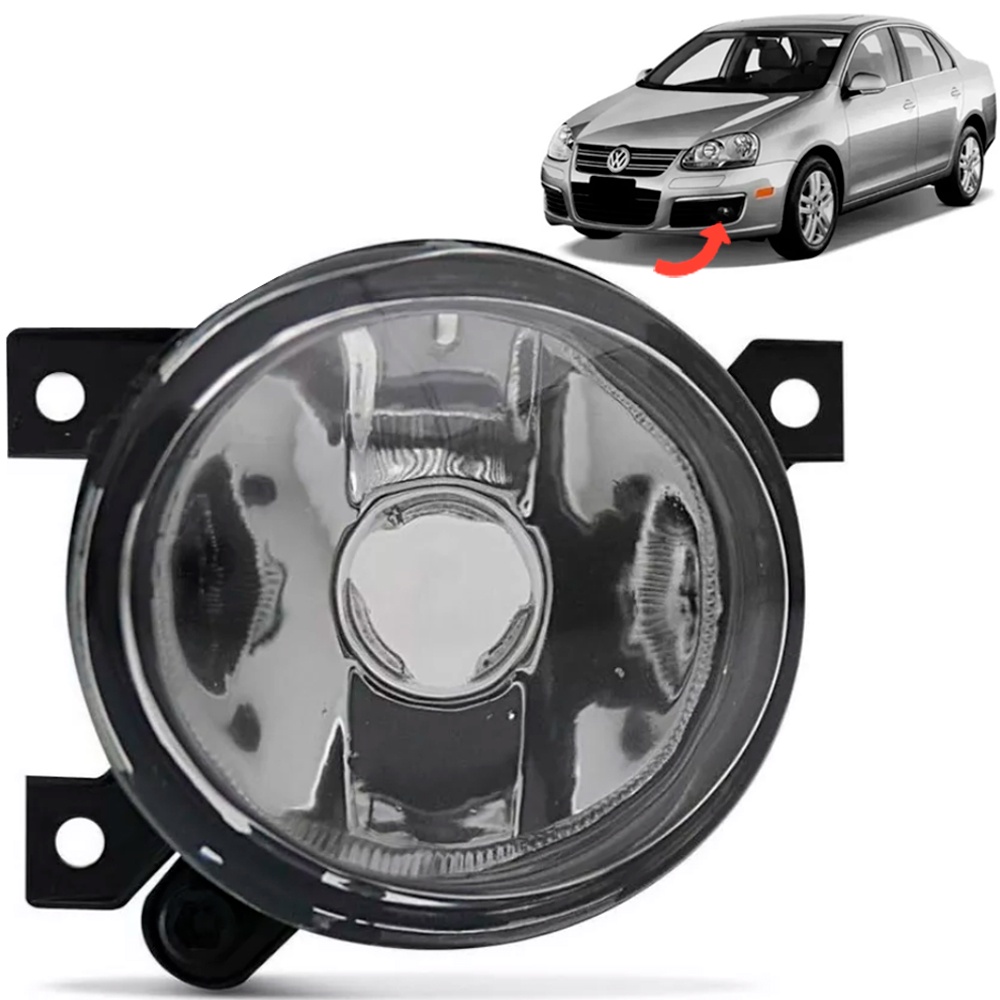 Farol Milha Auxiliar Jetta 07 08 09 10 Amarok 10 11 12 13 14 - Esquerdo ou Direito