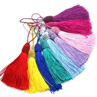 Pingentes Tassel com Tulipa 9cm Mix - Pacote Com 10 Unidades