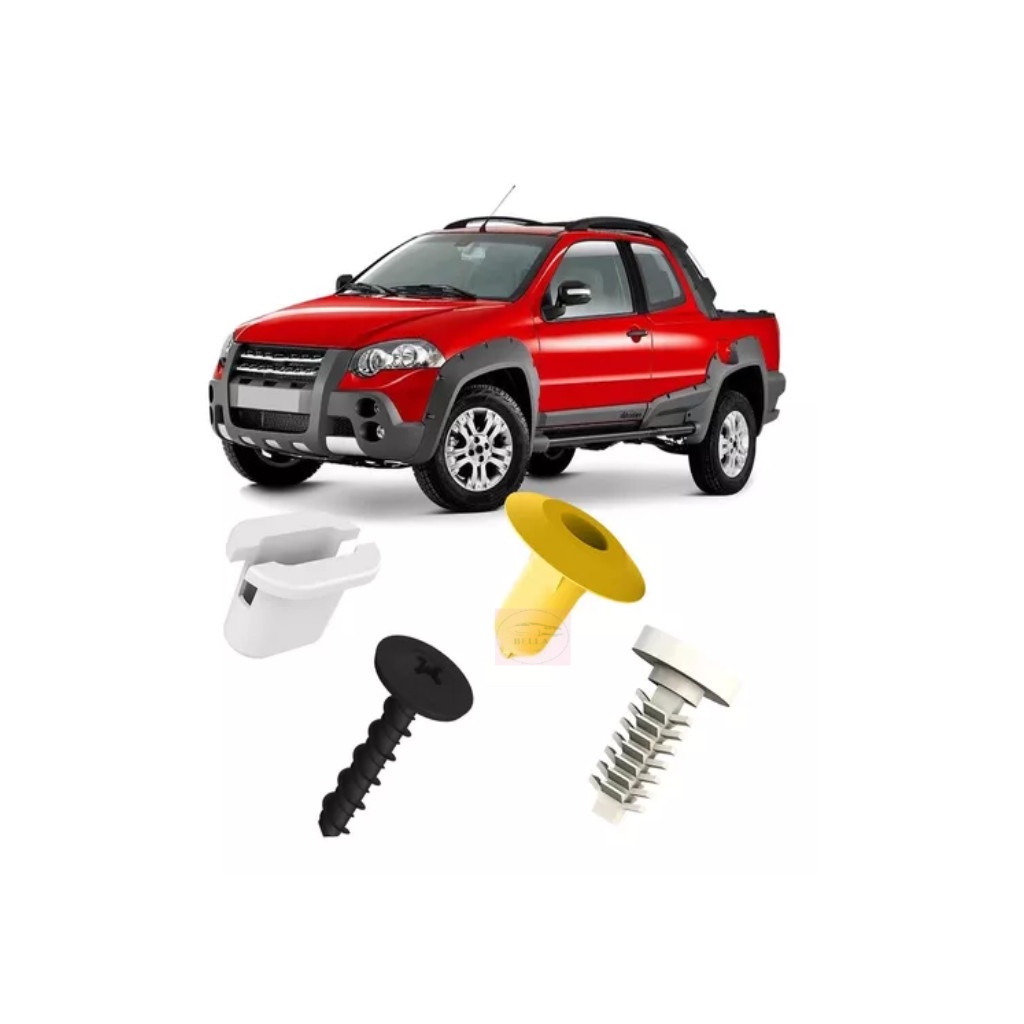 Kit Grampo Moldura Paralama Traseiro Strada Adventure/Locker 08/12