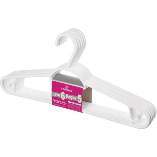 Cabide Primafer Pendura Mais Branco 40cm Plástico Resistente para Roupas Organize Seu Guarda-Roupa em Oferta na Shopee