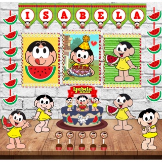 Kit Só Um Bolinho Decoração Festa em Casa Tema Magali em Oferta na Shopee