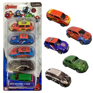 Carrinho Infantil de Propulsão Marvel - Pack Com 5 Unidades - Candide 4608