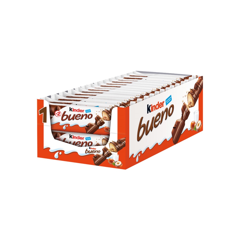 Chocolate Kinder Bueno Ao Leite 39g C/30un - Ferrero em Oferta na Shopee