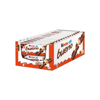 Chocolate Kinder Bueno Ao Leite 39g C/30un - Ferrero em Oferta na Shopee