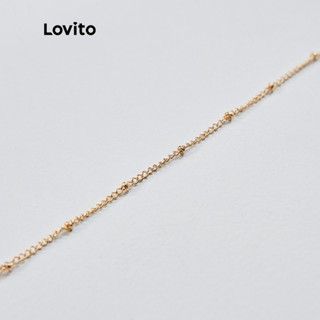 Lovito Colares Elegantees de Geometria Simples em Camadas L17M156 (Ouro)