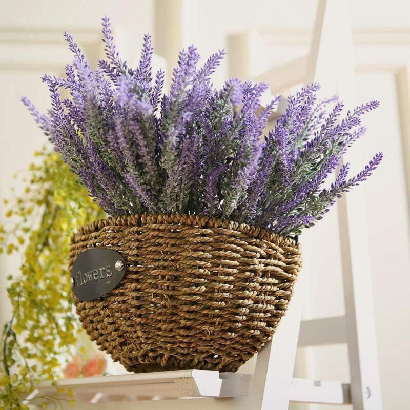 Kit 6 buquês de Lavanda artificial Arranjo flores