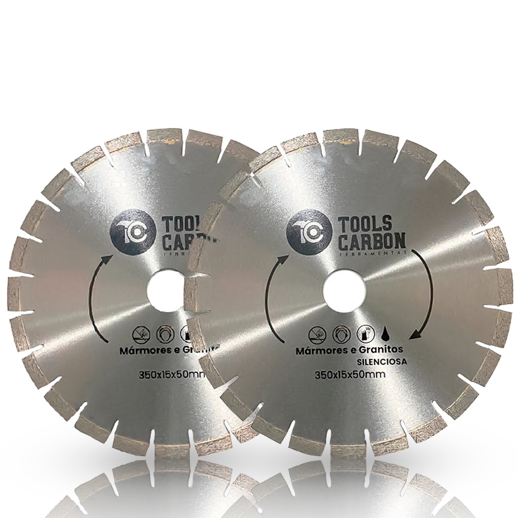 Disco De Corte Serra Diamantado Ouro Silencioso 350x15x50mm Para Marmoraria Granito Pedra Makitão em Oferta na Shopee