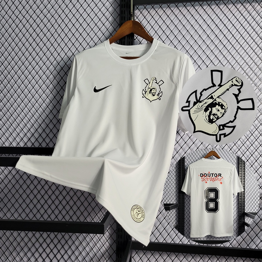 2023-24 Camisa Corinthians edição especial branca Camisa de Futebol -  Desconto no Preço