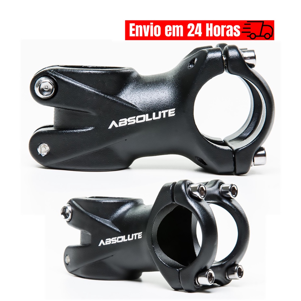 Suporte Mesa De Guidão Bike Mtb Speed 31,8mm 6° Absolute 60mm/70mm/80mm/90mm