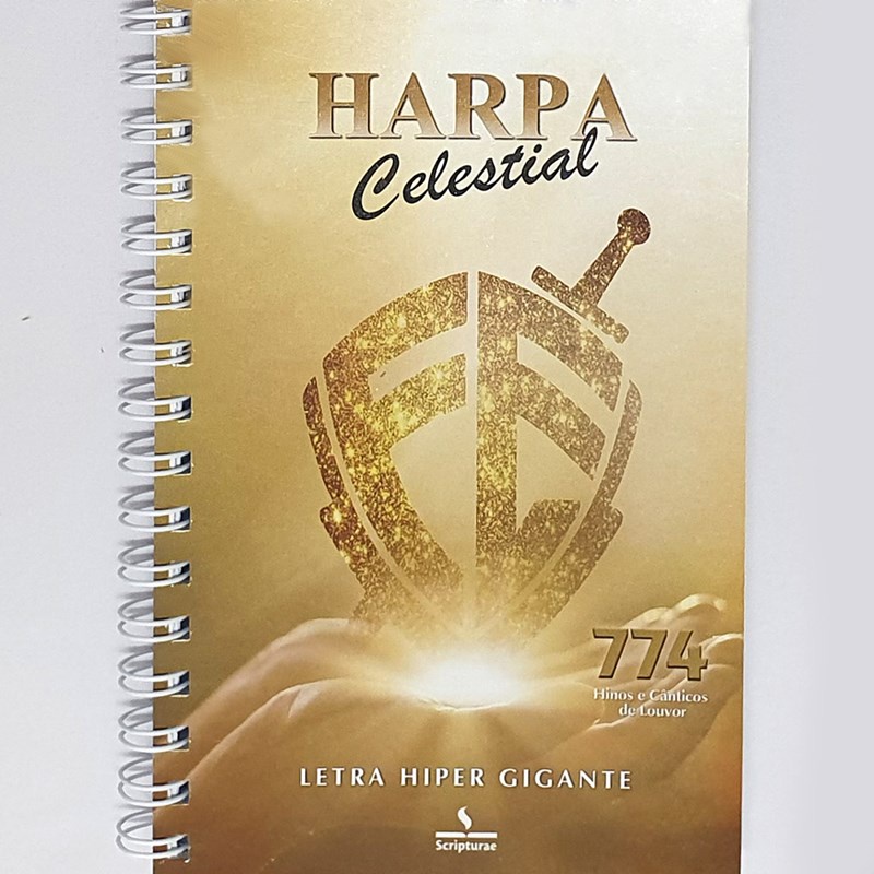 Harpa Celestial 774 | Hipergigante | Espiral Fé Dourado - Books & Magazines