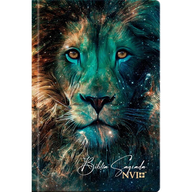 Bíblia Sagrada Leão Estrelas | NVI | Letra Normal | Capa Dura em Oferta na Shopee