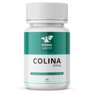 Colina 250 Mg 60 Cápsulas Para Memória