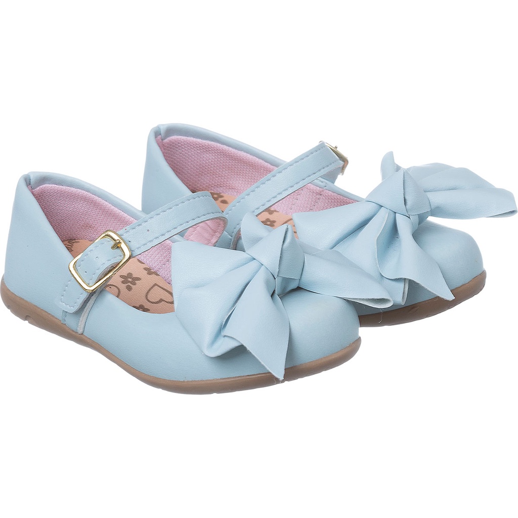Sapatilha Infantil Boneca Menina Laço Cata Vento Promoção Sapato Fivela Delicada 22 ao 32 Promoção