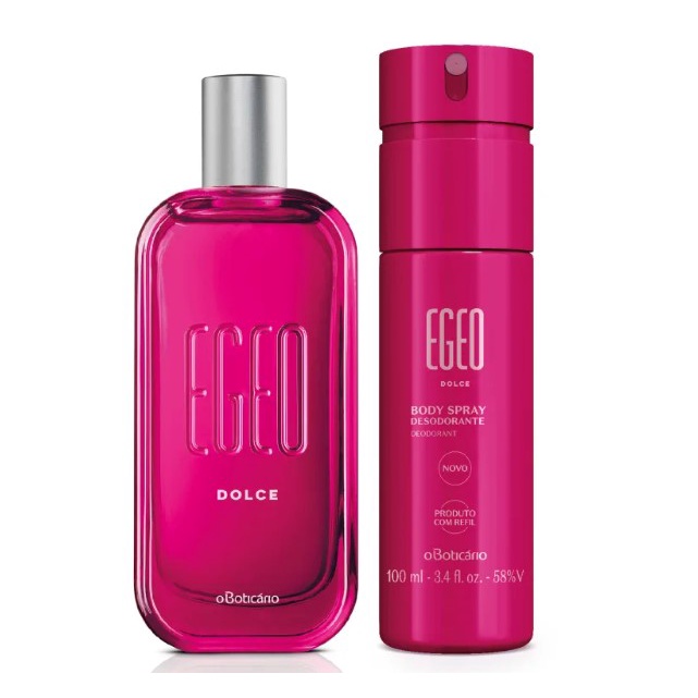 Combo Egeo Dolce: Desodorante Colônia 90ml + Body Spray 100ml - O Boticário