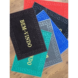 Tapete Capacho BEM-VINDO 45x75cm Grande Entrada Antederrapante Casa Natal em Oferta na Shopee