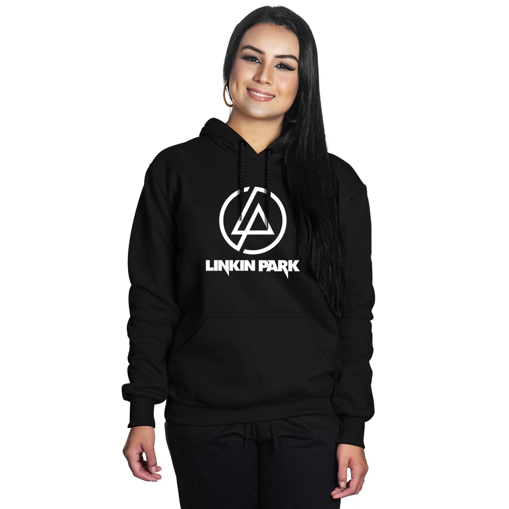 Blusa De Moletom Feminino Banda Linkin Park Rock Estados Unidos Pronta Entrega