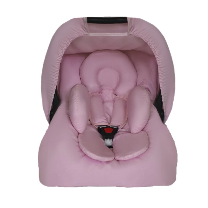Kit para Bebê Conforto completo, 5 Peças, Capa, Apoio, Protetor de Cinto e Capota, Microfibra, 5 Peças