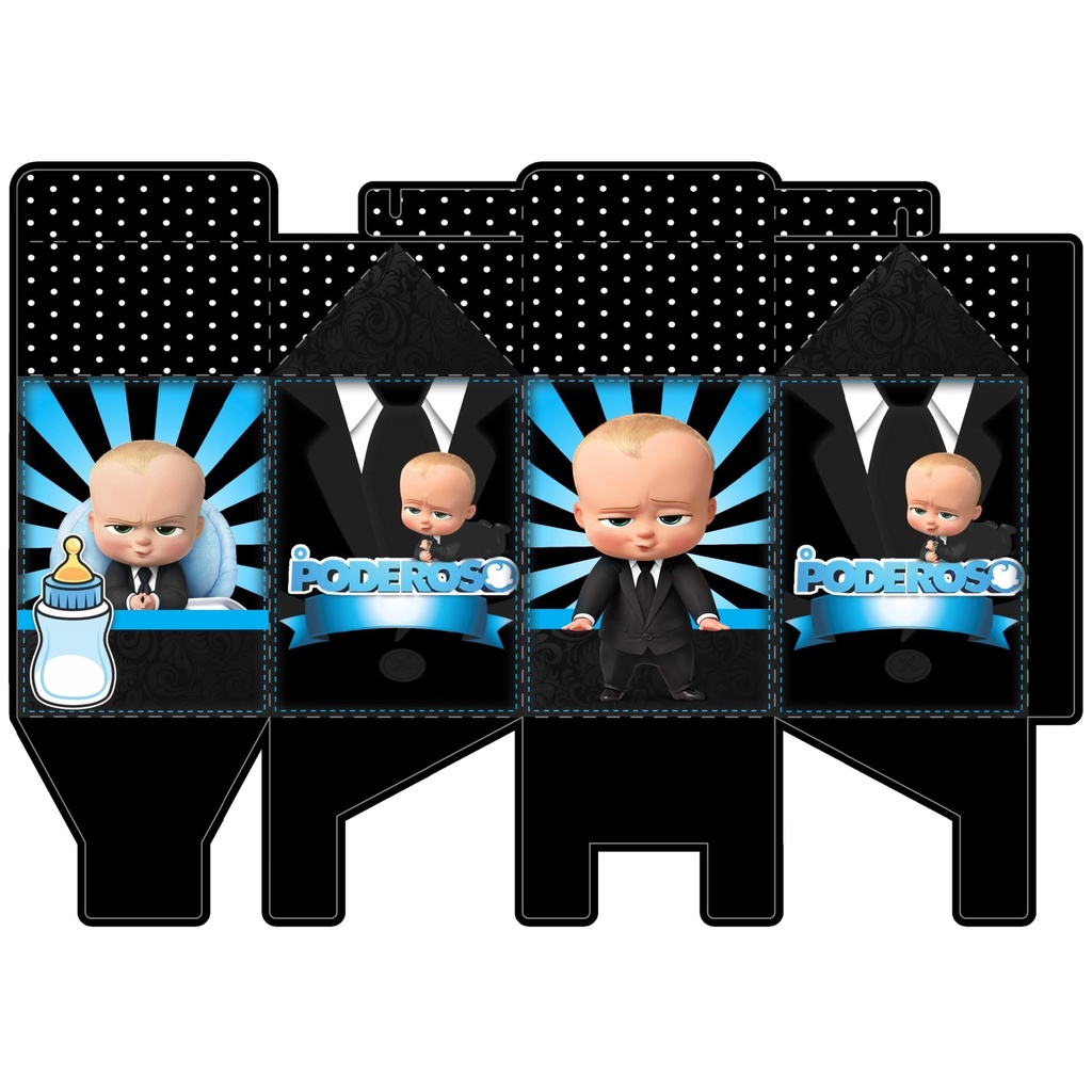 KIT 10 UND. CAIXINHAS PERSONALIZADAS (FOLHA COM ARTE IMPRESSA) TEMA PODEROSO CHEFINHO