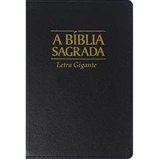 A Bíblia Sagrada | ACF | Letra Gigante | Capa Luxo Preta