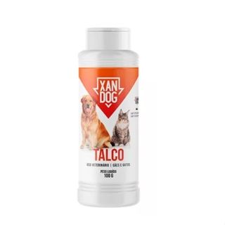 Xandog Talco Antipulgas e Antisséptico 100g para Cães Gatos Centagro em Oferta na Shopee