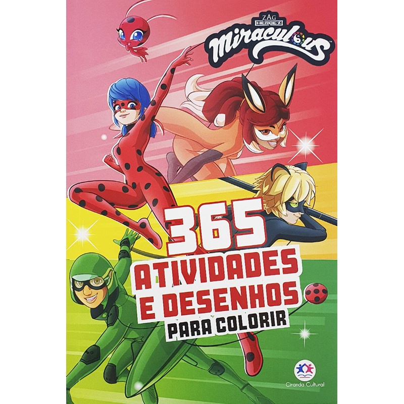 Ladybug | 365 Atividades e Desenhos para Colorir em Oferta na Shopee