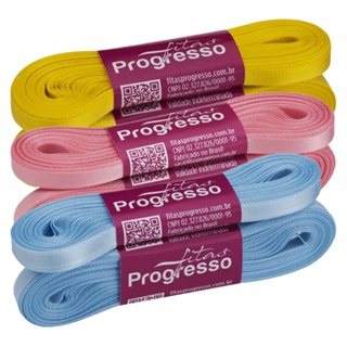 Fita de Cetim 07mm Progresso Face Simples N°1 10m em Oferta na Shopee