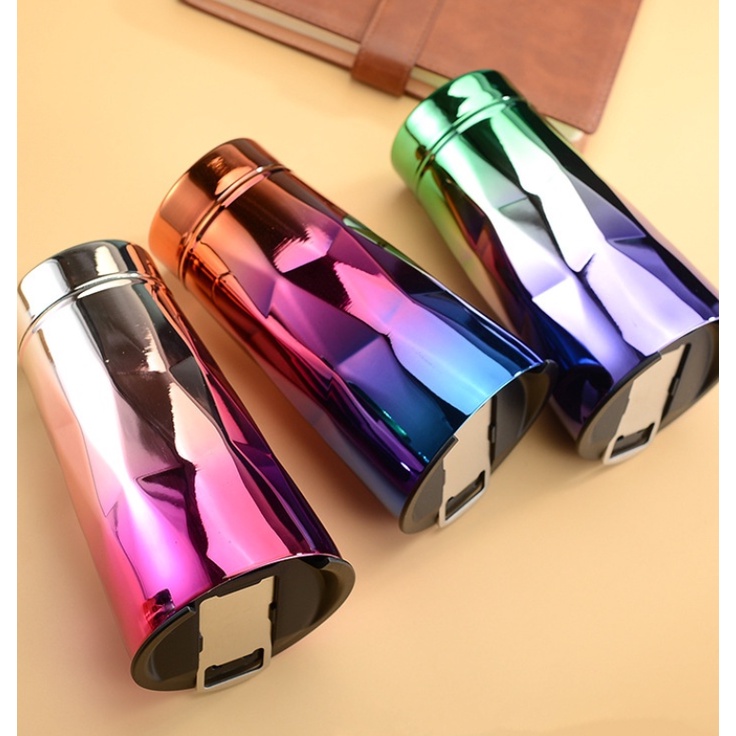Copo Stanley De Titanium C/ Tampa E Abridor 3 cores 473ml Metálico