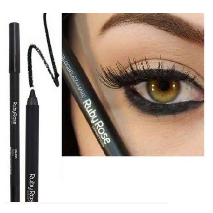 Ruby Rose Hb-050 Lapis Delineador P/ Olhos Carbon Black em Oferta na Shopee