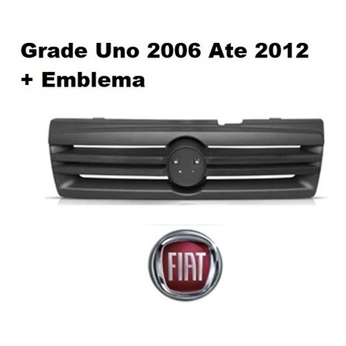 Grade radiador Uno fire fiorino 2006 2007 2008 2009 2010 2011 em Oferta na Shopee
