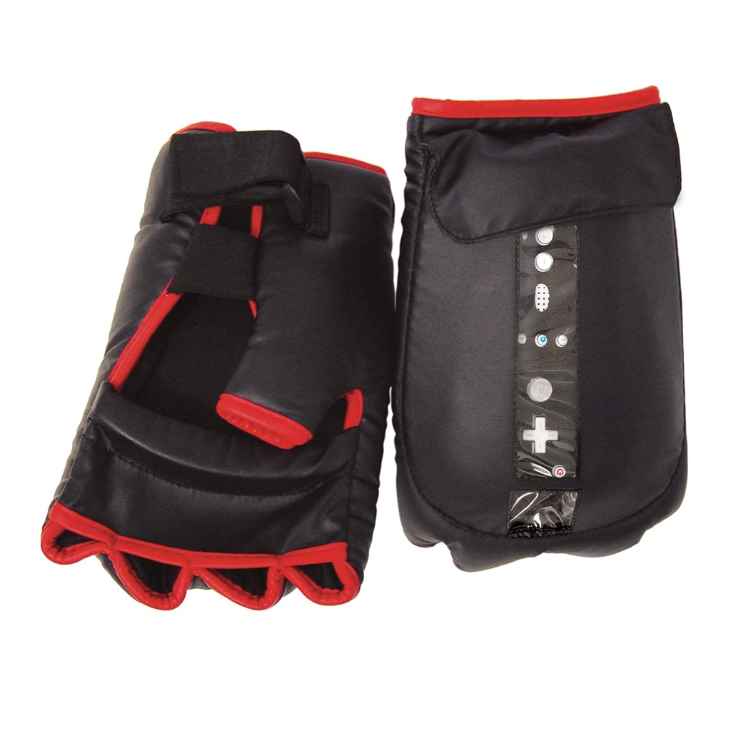 Par de Luvas de Boxe para Nunchuk + Controle Nintendo WII - PlayGame