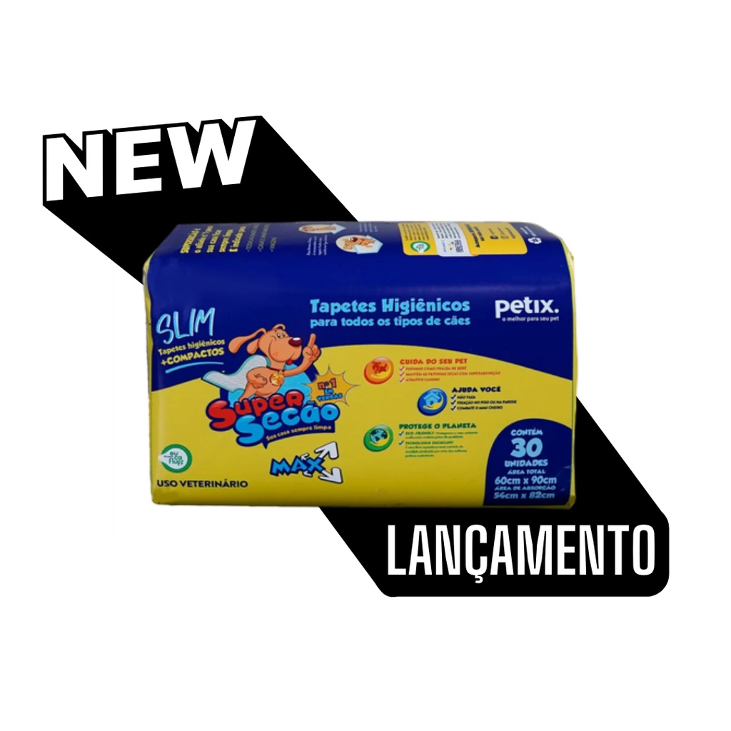 TAPETE HIGIENICO SUPER SECÃO MAX SLIM - 90X60