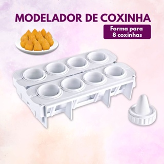 Fábrica de Coxinha / Forma de 8 Coxinhas em Oferta na Shopee