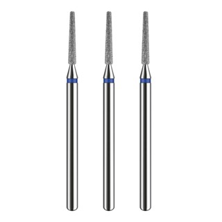 kit 03 Broca Ponta Diamantada n°718 Profissional Unha Acrigel