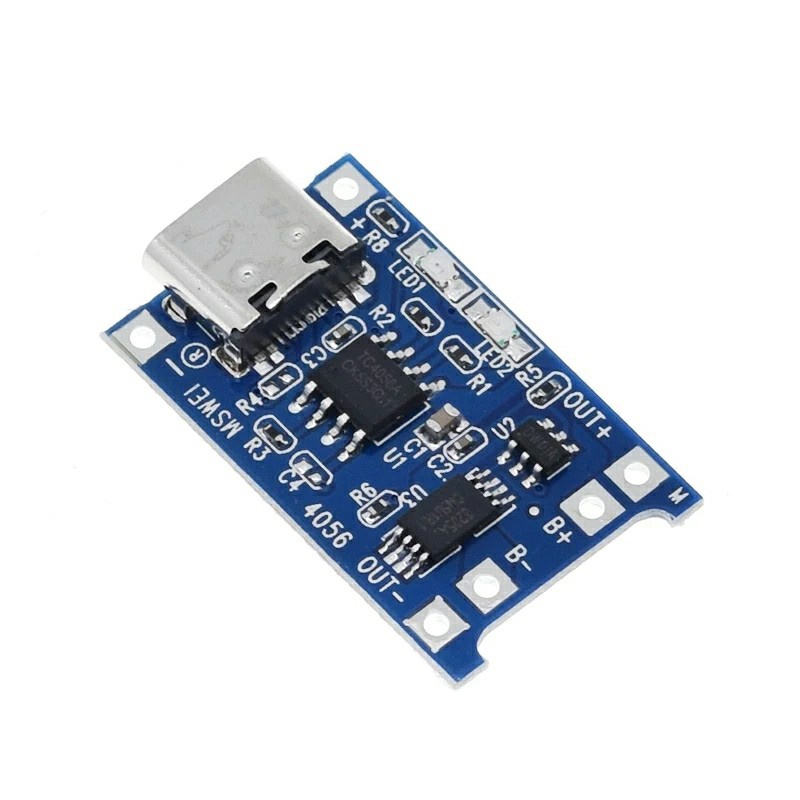 Tp4056 Mini Carregador Usb 5v P/ Bateria Littio Type C Usb