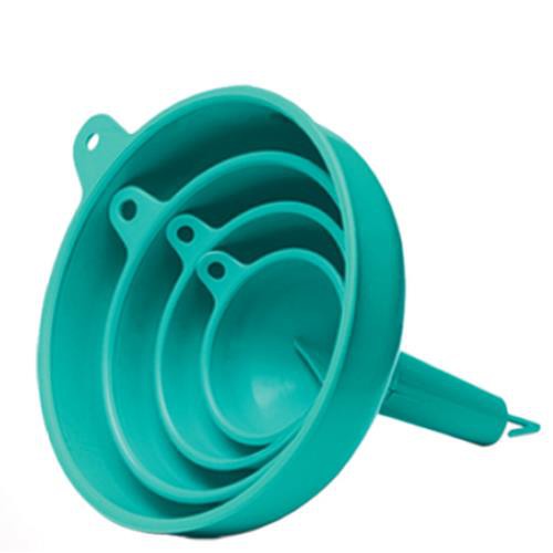 Kit 4 Funis Plásticos Multiuso Para Cozinha Organize Com Praticidade Alimentos e Outros Itens