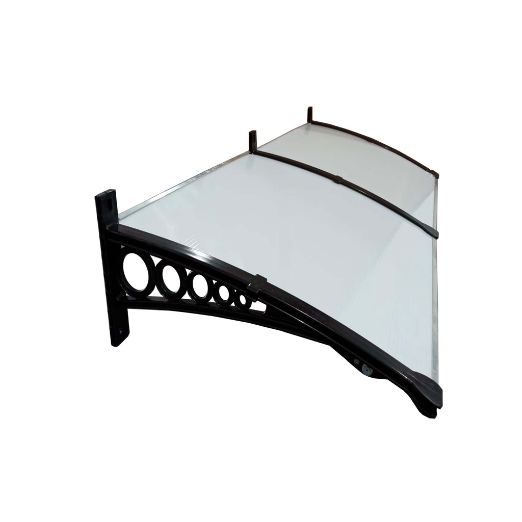 Toldo Policarbonato 1,10x0,70m - Cobertura para Janelas e Portas - Escolha a cor!