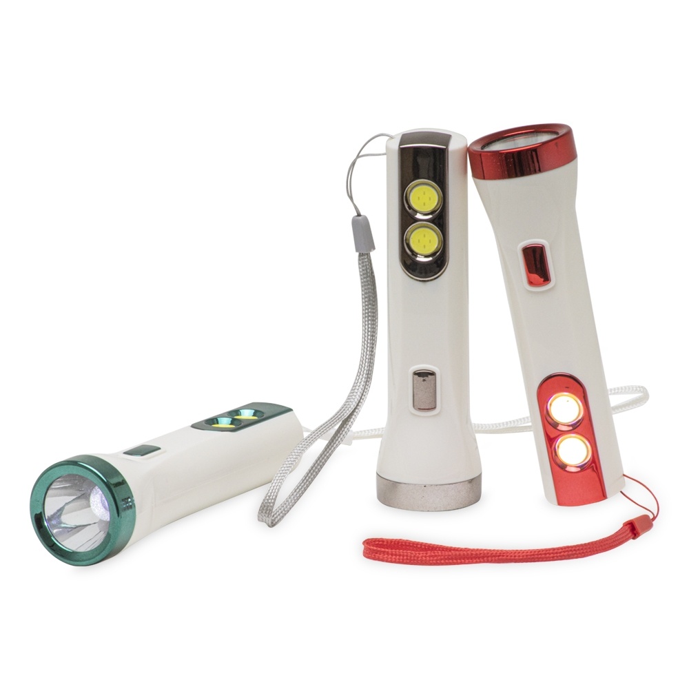 Lanterna led  Recarregável Com Função Luminária
