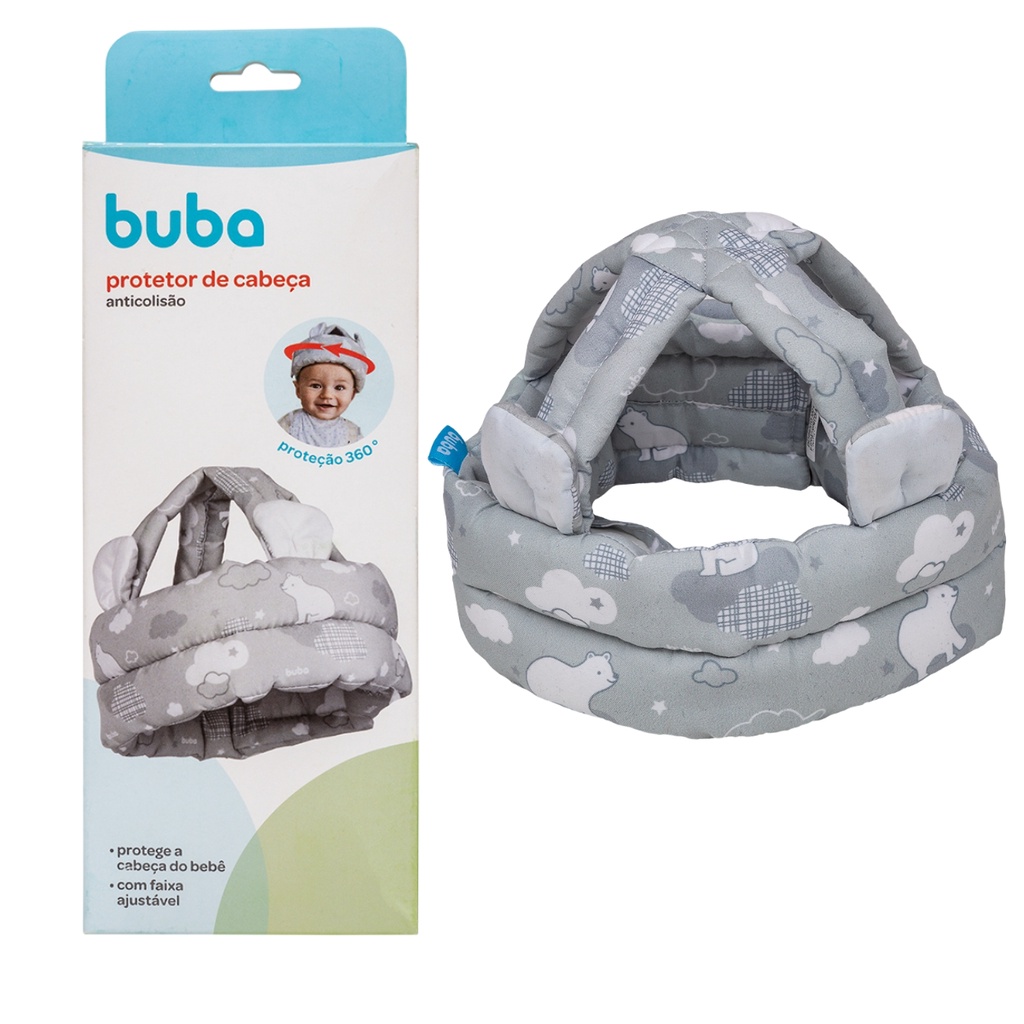 Capacete de Segurança Bebê Proteção Queda Bebe Anticolisão Buba
