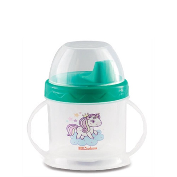 Copo 220 Ml Unicornio C/alça E Sobre Tampa