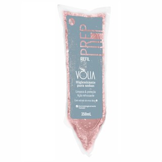 Higienizante Prep Refil Sachê Para Unhas Limpeza e Proteção Com Extrato de Erva Doce 350ml Vólia