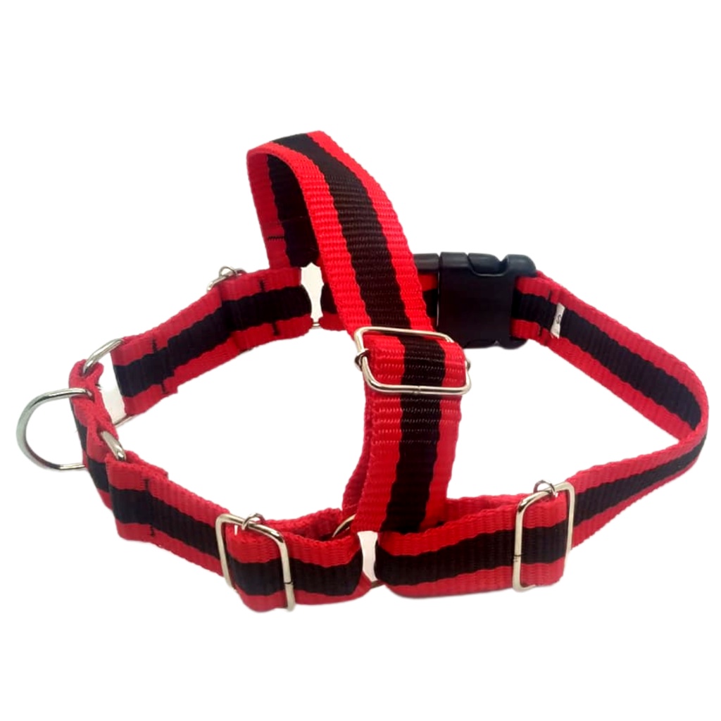 Coleira Peitoral de Cachorro Anti-Puxão Vermelho com Guia Mosquetão para Cães em Geral Labrador Pitbull Pastor Alemão Fila Rottweiler Golden Oferta da Fábrica