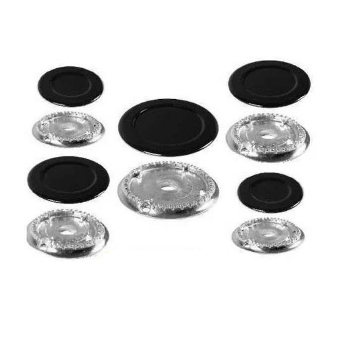 Kit Bacia + Espalhador Peças Cooktop Braslar / Clarice - 5 Bocas