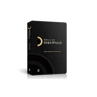 Bíblia do Discípulo | NVI Letra Normal | Luxo Preta em Oferta na Shopee