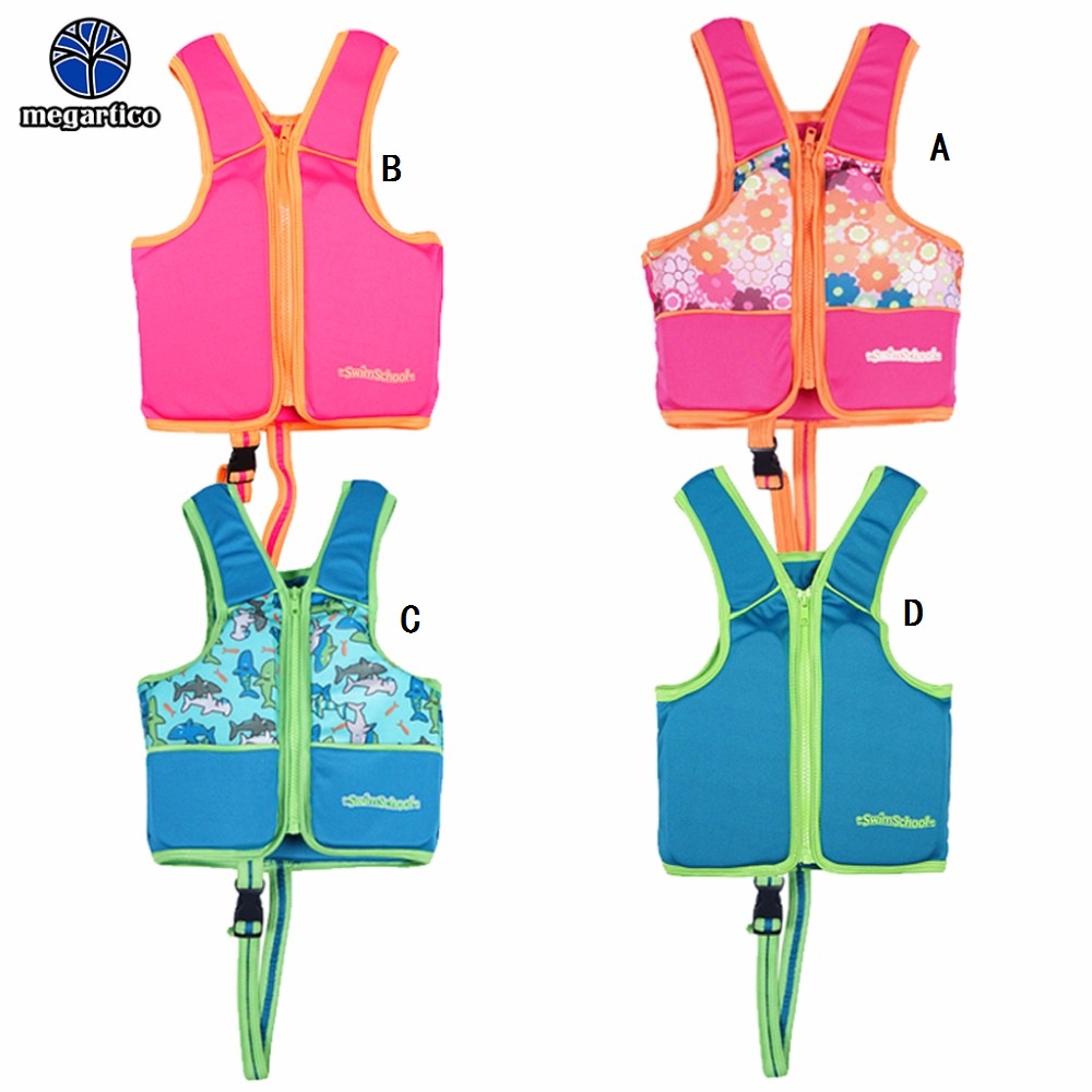 Colete Salva-Vidas de Natação Infantil de 1-6 Anos Colete de natação de flutuação de verão...